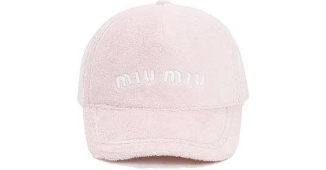 miu miu cap pink